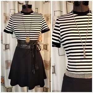 🤎 Jailbait Stripe Ringer Tee